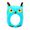 [Blue Owl] Bolster Decorative Back Cushion Throw Pillow