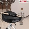 5 Core Drum Throne Comfortable Padded Stool Swivel Height Adjustable Music DJ Chair Heavy Duty Piano Guitar Cello Seat for Drummer Kids and Adults - D