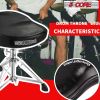 5 Core Drum Throne Comfortable Padded Stool Swivel Height Adjustable Music DJ Chair Heavy Duty Piano Guitar Cello Seat for Drummer Kids and Adults - D