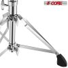 5 Core Drum Throne Comfortable Padded Stool Swivel Height Adjustable Music DJ Chair Heavy Duty Piano Guitar Cello Seat for Drummer Kids and Adults - D
