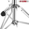 5 Core Drum Throne Comfortable Padded Stool Swivel Height Adjustable Music DJ Chair Heavy Duty Piano Guitar Cello Seat for Drummer Kids and Adults - D