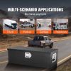 VEVOR Heavy Duty Aluminum Truck Bed Tool Box, Diamond Plate Tool Box with Side Handle and Lock Keys, Storage Tool Box Chest Box Organizer for Pickup,