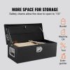 VEVOR Heavy Duty Aluminum Truck Bed Tool Box, Diamond Plate Tool Box with Side Handle and Lock Keys, Storage Tool Box Chest Box Organizer for Pickup,