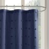 Cotton Jacquard Pom Pom Shower Curtain