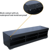 TV Stand for Up to 60 Inch TV,Modern High Gloss Entertainment Center with Open Shelf,TV Stand Console Table for Living Room,Bedroom
