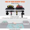 VEVOR Power Tool Organizer, 4 Slot, 2 Layers, 2 Pack Cordless Drill Holder Wall Mount, Battery Charging Station Storage Rack, Multi-Function Garage Or