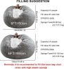 Bag Chair Coverit Was Only A Cover, Not A Full Bean Bag Chair Cushion,Big Round Soft Fluffy PV Velvet Sofa Bed Cover, Living Room Furniture, Lazy Sofa