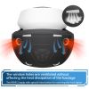 ps vr2 accessories Compatible for Playstation VR2 Face Cover with VR Shell Protective Cover,Face Cushion Cover, Controller Thumb Grips, Cable Bundling