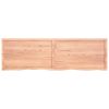 Bathroom Countertop Light Brown 78.7"x23.6"x(0.8"-1.6") Treated Solid Wood