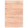 Bathroom Countertop Light Brown 15.7"x23.6"x0.8" Treated Solid Wood