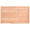 Bathroom Countertop Light Brown 39.4"x23.6"x(0.8"-1.6") Treated Solid Wood