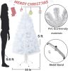 5' Premium Spruce Artificial Christmas Tree w/Metal Stand;  White