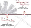10' Premium Spruce Artificial Christmas Tree w/Metal Stand;  White