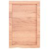 Bathroom Countertop Light Brown 15.7"x23.6"x(0.8"-1.6") Treated Solid Wood