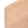 Bathroom Countertop Light Brown 31.5"x23.6"x0.8" Treated Solid Wood