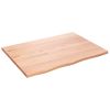 Bathroom Countertop Light Brown 31.5"x23.6"x0.8" Treated Solid Wood