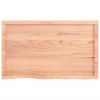 Bathroom Countertop Light Brown 39.4"x23.6"x(0.8"-2.4") Treated Solid Wood