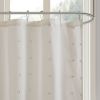 Brooklyn Cotton Jacquard Pom Pom Shower Curtain